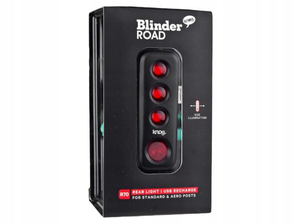 Lampka Tylna KNOG Blinder Road R70 USB 70 lumenów