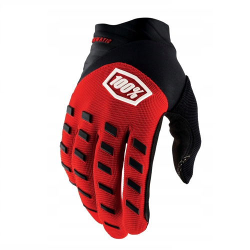 Rękawiczki 100% AIRMATIC Glove red black roz. M