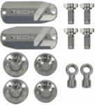 ZESTAW PERSONALIZACJI DO HAMULCA Tech 4 V4 Customisation Kit SREBRNY