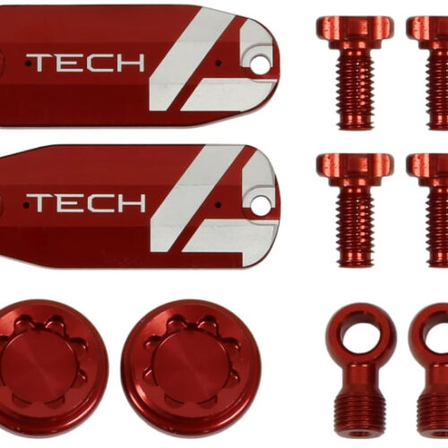ZESTAW PERSONALIZACJI DO HAMULCA Tech 4 V4 Customisation Kit CZERWONY