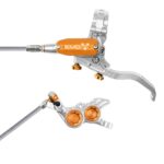 HAMULEC Tech 4 EVO GR4 – Silver/Orange – Stalowy oplot -PREORDER