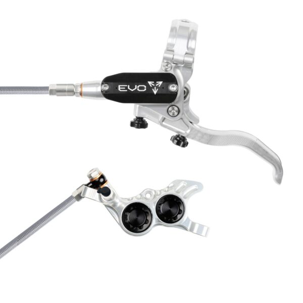 HAMULEC Tech 4 EVO GR4 – Silver/Black – Stalowy oplot -PREORDER