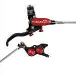Komplet Hamulców Hope Tech 4 EVO GR4 Przód + Tył – Black/Red Oplot Stalowy