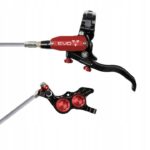 Komplet Hamulców Hope Tech 4 EVO GR4 Przód + Tył – Black/Red Oplot Stalowy