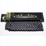 Łańcuch IZUMI JET BLACK/BLACK szeroki FIX OSTRE SINGLE JAPAN + Spinka